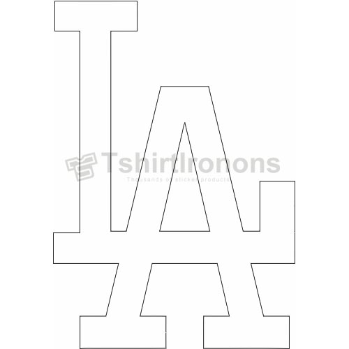 Los Angeles Dodgers T-shirts Iron On Transfers N1678 - Click Image to Close